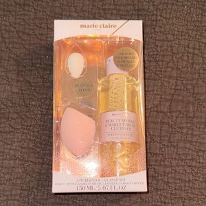 Beauty Sponge & Makeup Brush Cleanser Set - Pink